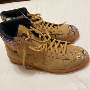 Converse x Bandulu Brown Edition Pro Leather High Sneakers